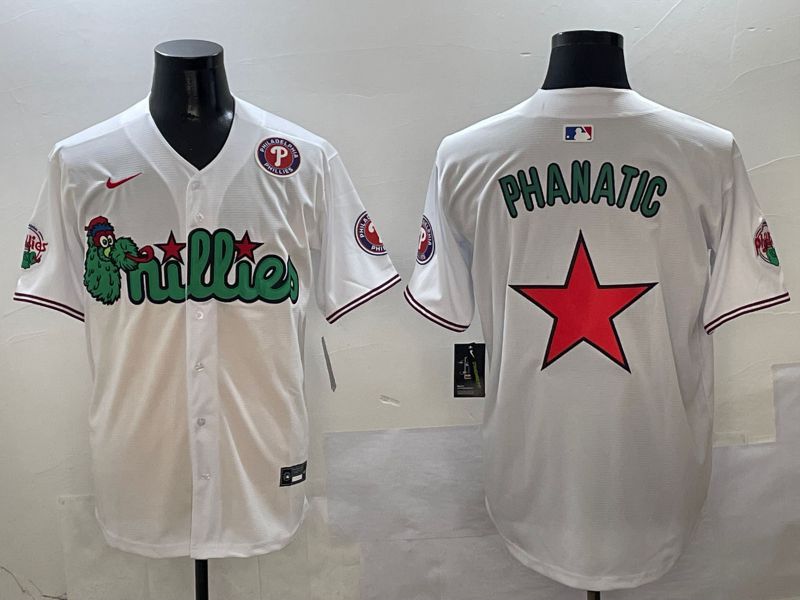 Men Philadelphia Phillies Blank White three generations Joint Name 2025 Nike MLB Jersey style 8->philadelphia phillies->MLB Jersey